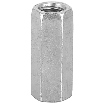 Imagen de Fafeicy 10 piezas M8 Tuerca de varilla larga hexagonal Tuercas sujeción acero galvanizado(M8*30),