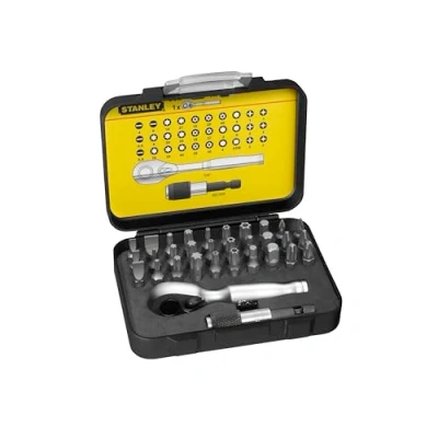 Imagen de Stanley 1 13 904 Juego puntas destornilladores + carraca 32 piezas