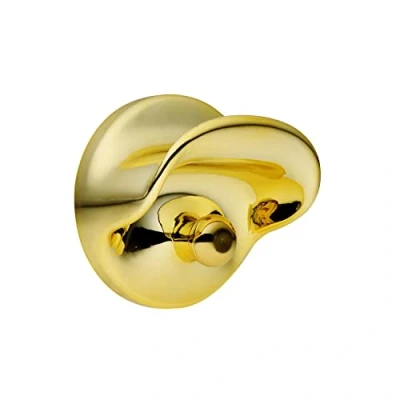 Imagen de Kartell Gancio Percha, Plástico, Oro, 10.5 x 5 10 cm, Juego de 2 Piezas, Metalizado
