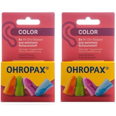 Imagen de OHROPAX Palos de espuma color (2 x 8 unidades)