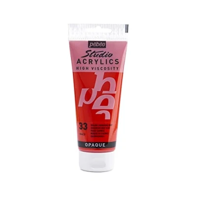 Imagen de Pébéo Acrílico Fine Studio Pintura acrílica Rojo Cadmio Imitación 100 ml