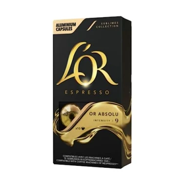 Imagen de Café L&#039;OR Espresso Or Absolu 10 cápsulas
