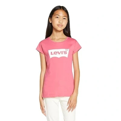 Imagen de Levi&#039;s Lvg ss batwing tee Niñas Rosa (Tea Tree Pink) 14 años