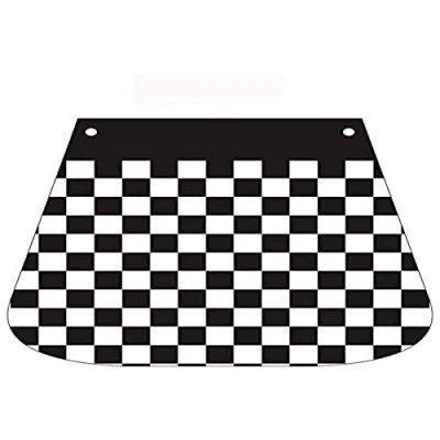 Imagen de Protección contra Salpicadas/Faldillas Antibarro Negro/Blanco para Muchos Modelos De Vespa