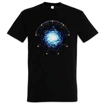 Imagen de Urban Backwoods Star Portal Camiseta De Hombre T Shirt Negro Talla L