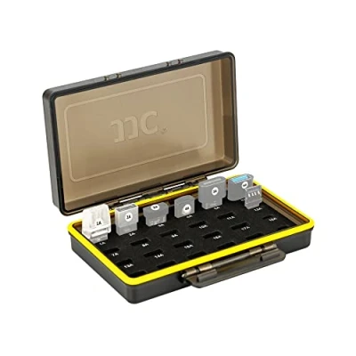 Imagen de JJC Caja de Almacenamiento para Unidad Flash USB (24 Unidades SDCZ430 SDCZ33, Mini Samsung Netac PNY HP Kingston Soporte Memoria