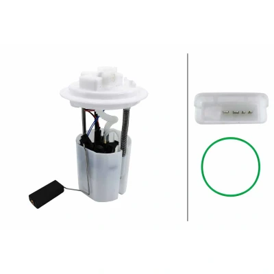 Imagen de HELLA 8TF 358 316 031 Unidad de alimentación combustible con sensor nivel eléctrico Gasóleo