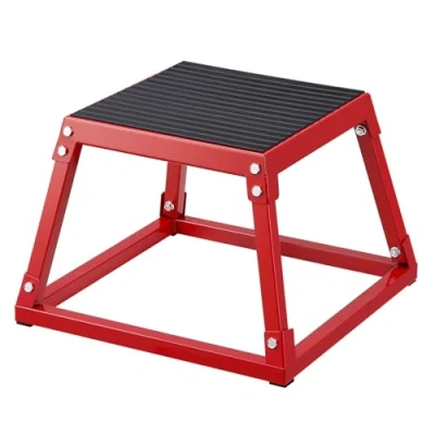Imagen de VEVOR Caja Pliométrica Plataforma Antideslizante 305 mm de Alto Carga 227 kg Salto Culturismo Fitness Crossfit para Entrenamiento Pliométrico Flexiones Sentadillas Gimnasio Hogar