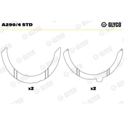 Imagen de GLYCO A290/4 STD Disco distanciador, cigüeñal