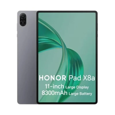 Imagen de HONOR Pad X8a Tablet 4GB+64GB Almacenamiento 8300mAh,Pantalla 11 Pulgadas 90Hz con Protección,Qualcomm SD 680,Wi Fi/Bluetooth/Android 14,Gris