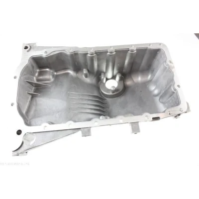Imagen de AUTOMEGA 130039010 Cárter de aceite con tornillo purga Aluminio AUDI: A4 B6 Avant, Berlina, B7 Avant