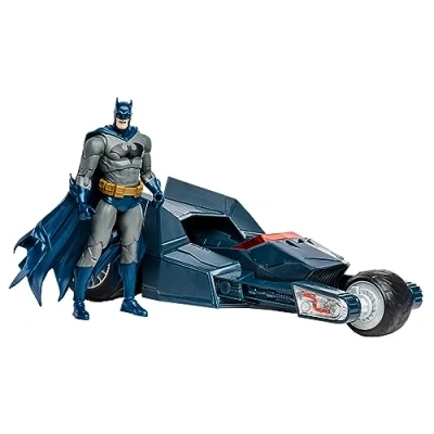 Imagen de McFarlane DC Multiverse Batman &amp; Bat Raptor Gold Label Paquete de 2 Coleccionable increíblemente detallado con Ultra articulación, vehículo y Tema Comics