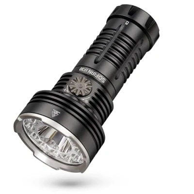 Imagen de Sofirn IF30 Potente Linterna 12,000 Lúmenes Recargable Ultrabrillante de Alta Potencia con Foco y Reflector Resistencia al Agua IPX8 Luz Búsqueda LED Para el Hogar Exterior