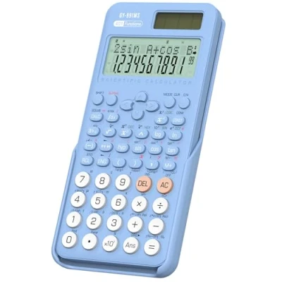 Imagen de ROATEE calculadora científica para estudiantes, de 2 líneas con 401 funciones, matemática escritorio escuela, oficina