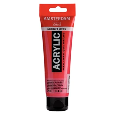 Imagen de Amsterdam Standard Series Colores Acrílicos Tubo 120 ml Rojo Permanente Púrpura 348 (17093482)