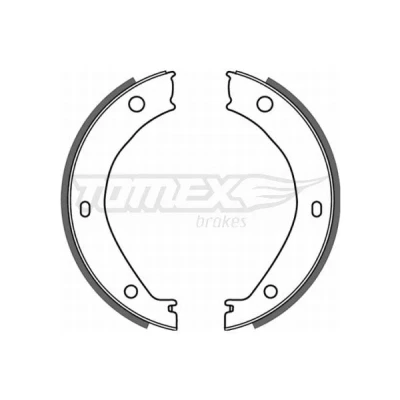 Imagen de TOMEX brakes TX 21 26 Zapatas de Freno Eje trasero 180 25 BMW: 5 Berlina, 3 Coupé