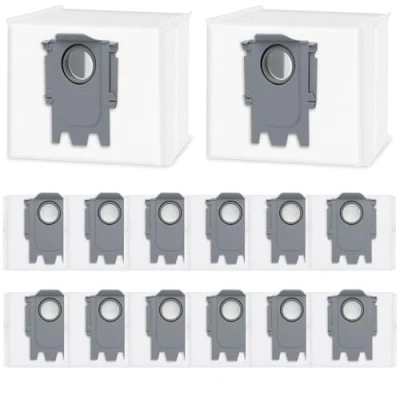 Imagen de 14 bolsas para aspiradora Roborock S8+ S8 PRO Ultra S7 MaxV Q7+ Q7 Max+ T8 Q5+ G10S Q8 3 L de gran capacidad