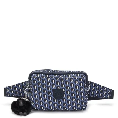 Imagen de Kipling Bolso cruzado Abanu Multi Prt para mujer, 3D K Azul, 7.5&#039;&#039;L x 5&#039;&#039;H 3.25&#039;&#039;D