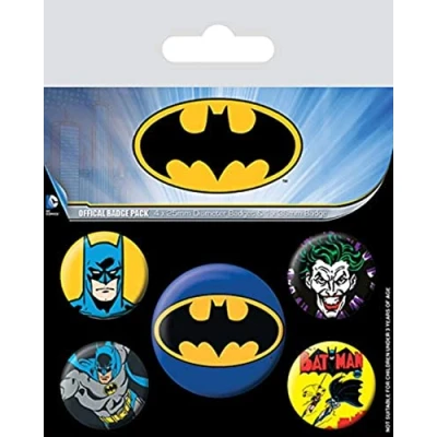 Imagen de Pyramid International RD RS660082 Pack de chapas Batman, Multicolor, 10 x 12.5 1.3 cm