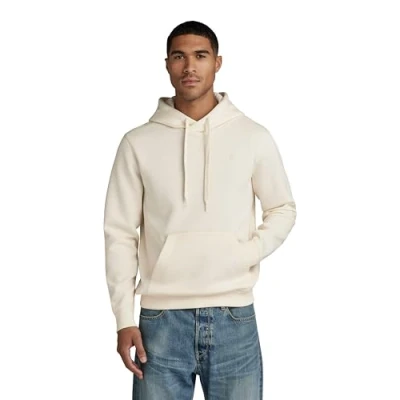Imagen de G STAR Premium Core Hooded Sweater, Sudadera para Hombre, Beige (Eggnog D16121 C235 G076), XS