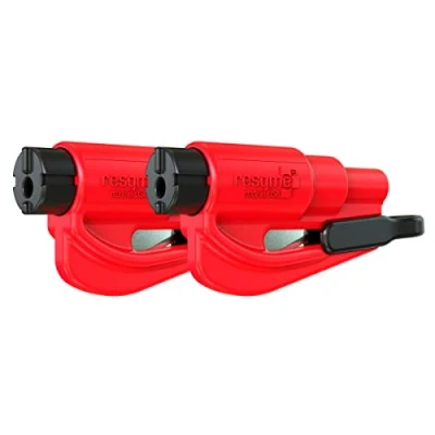 Imagen de Resqme GBO RQMTWIN ROT Herramienta Rompecristales, Rojo, 2 Unidades