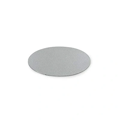 Imagen de DECORA Thin Board Silver 6 0931300 Cake Drum Plateado Fino Ø 16 cm H 3 MM 6&#039;, cartón, x 0.3