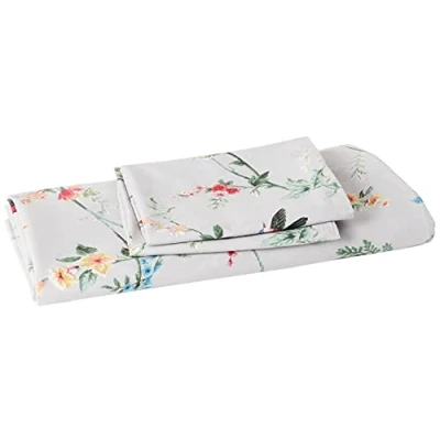 Imagen de Dreams &amp; Drapes Mansfield Juego de Funda edredón, fácil Cuidado, 52% poliéster, 48% algodón., Gris, Doublé