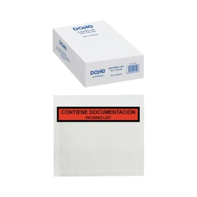 Imagen de Dohe Packing List Sobres de 140x125 mm 250 unidades Portadocumentos y autoadhesivos Material oficina