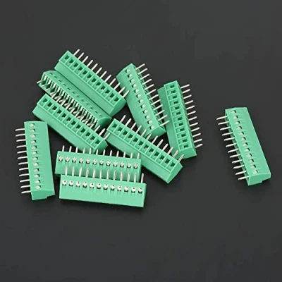 Imagen de 10 unids/set 12 Pin 2.54mm Pitch PCB Tornillo Bloque de Terminales Conector Estable Verde Universal