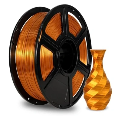Imagen de Flashforge filamento PLA de seda 1,75 mm, 1 kg, impresora 3D para 3D, cobre