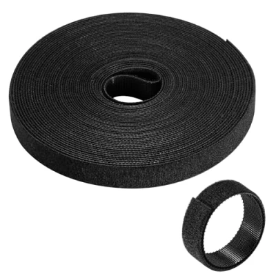 Imagen de Ewent Bridas, Rollo de 10mx15mm Bridas para Cables, Tiras Cables Reutilizables Nylon, Ataduras Cable Longitud Corte Libre, Organizador Oficina, Hogar, Jardín y Más