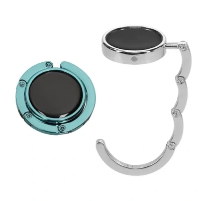 Imagen de kwmobile Ganchos de Bolso para Mesa 2X Colgador portátil con Gancho Abrigos Bolsos Paraguas MAX. 3 kg