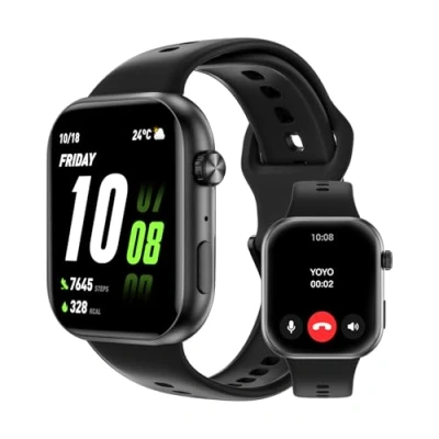 Imagen de HONOR Choice Watch 2i, Llamadas Bluetooth Smart Watch, 1.85 Pulgadas AMOLED, 14 Días de Autonomía, Spo2, 1ATM, IP68, Compatible con Android e iOS, Negro