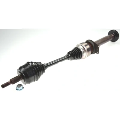 Imagen de LÖBRO 304502 Árbol de transmisión 907, 266 con apoyo, tuerca VOLKSWAGEN: Transporter 5 Bus, Multivan (7HM,
