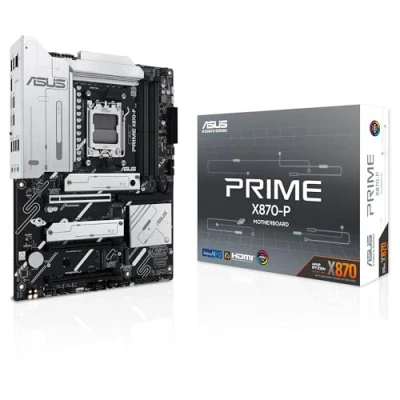 Imagen de ASUS Prime X870 P Placa Base AMD ATX, 14+2+1(80A) etapas de alimentación, PCIe 5.0 x16 Compatible con GPU última generación, 4X M.2, DDR5, Q Release