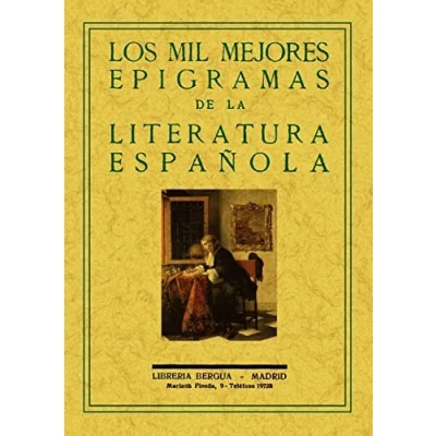 Imagen de LOS mil MEJORES epigramas DE la literatura española (LAS POESIAS POETA)
