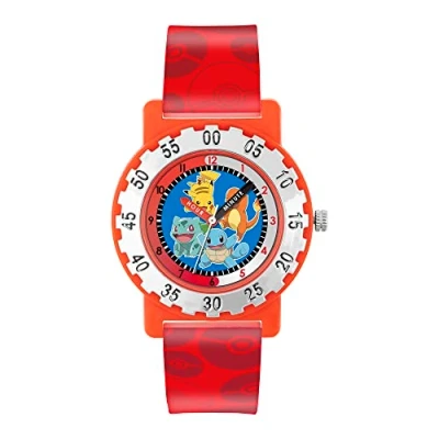 Imagen de Pokémon Reloj Analógico para Chicos de Cuarzo con Correa en Silicona POK4194