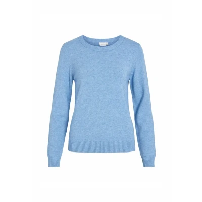 Imagen de VILA Viril Oneck NOOS Jersey de punto, Mujer, Talla: Medium, Blissful blue