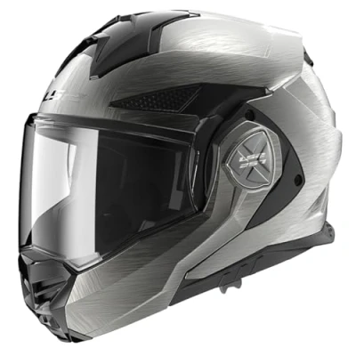 Imagen de LS2, Casco Moto Modular ADVANT X JEANS Titanium, XXXL