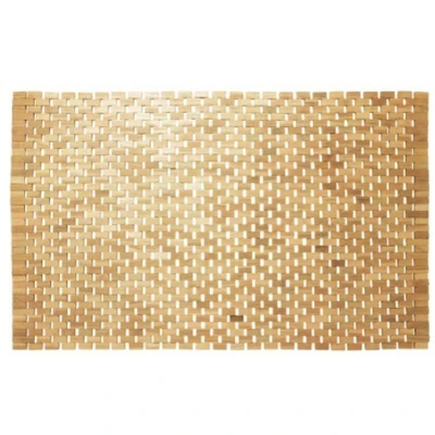 Imagen de Sealskin Woodblock Alfombra de baño 52x90 cm Teca Marrón claro
