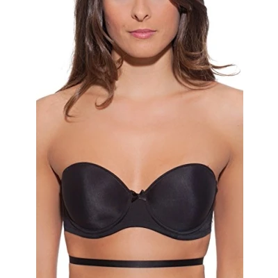 Imagen de Creaciones Selene Sujetador sin tirantes/multiescote, Mujer, Talla: 85B, Black