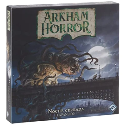 Imagen de Fantasy Flight Games Arkham Horror: Noche Cerrada Expansión Juego De Mesa Cooperativo Investigación y Terror a Partir 14 Años 1 6 Jugadores 2 3 Horas por Partida Español