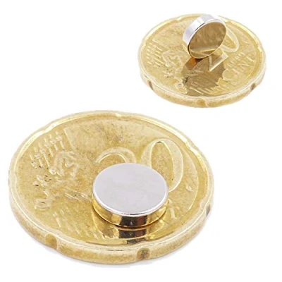 Imagen de Brudazon 25 Mini imanes Discos 8x2mm N52 Nivel más Fuerte Los de neodimio Ultra Fuertes Imán del Poder para la Toma Modelo, Foto, Pizarra Blanca Pequeño, Redondo y Extra