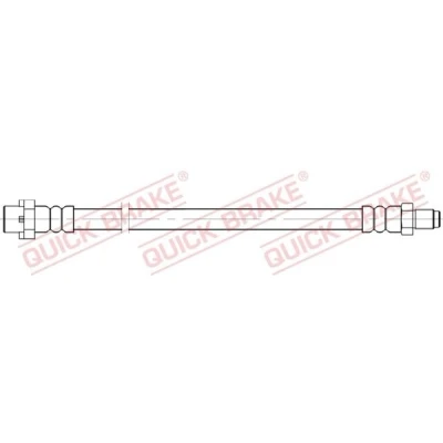 Imagen de QUICK BRAKE 37.044 Latiguillos de Freno 208 M10x1 BMW: Z4 Roadster