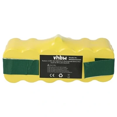 Imagen de vhbw 1x batería Compatible con iRobot Roomba 871, 880, 966, 872, 882, 876, 900, 960, 980, 882E, 886 Robot Limpieza (2100 mAh, 14,4 V, NiMH)