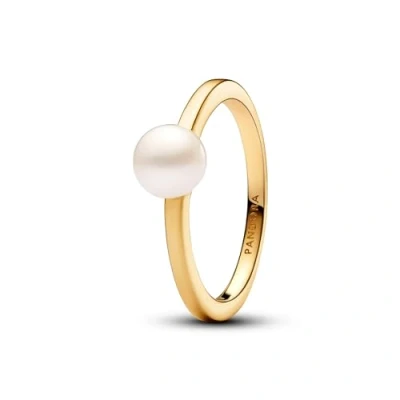 Imagen de Pandora Timeless Mujeres Anillo Baño de oro 14 quilates 163156C01 56