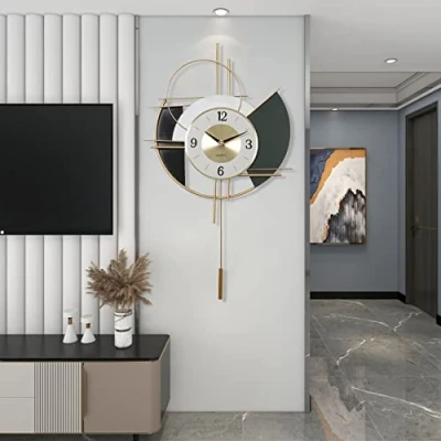 Imagen de Reloj Pared Grande Silencioso Salon Moderno Cocina Original Wall Clock para Oficina Dormitorio de Decorativo