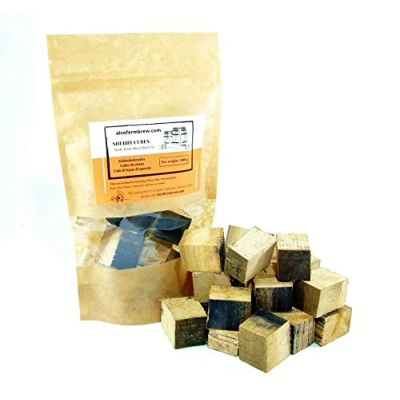 Imagen de Sherry 100g Cubos de Roble Madera Oak Cubes Envejecimiento del Vino