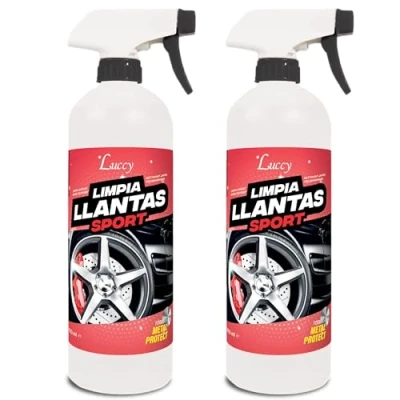 Imagen de Limpia Llantas Sport 2 x 1L Fórmula Metal Protect Limpiador Coche Neutro Profesional