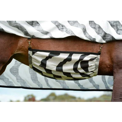 Imagen de Bucas Buzz Off Belly Flap Zebra L